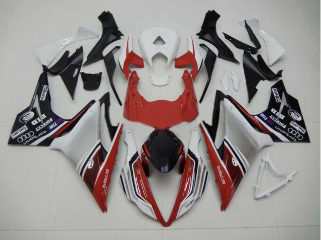 Red White and Black Style 2013-2016 Daytona 675 Fairings Red White and Black Style 2013-2016 Daytona 675 Fairings