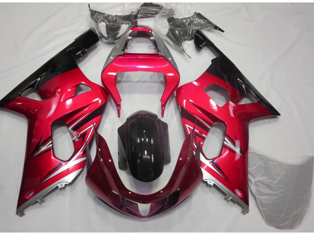 Red and Silver 2001-2003 GSXR 600-750 Fairings Red and Silver 2001-2003 GSXR 600-750 Fairings