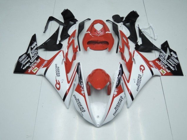 Red and White 2013-2016 Daytona 675 Fairings Red and White 2013-2016 Daytona 675 Fairings