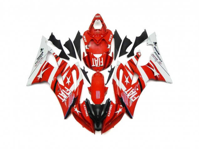 Red and White with Stars 2008-2016 R6 Fairings Red and White with Stars 2008-2016 R6 Fairings