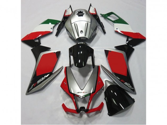 Silver and Red 2012-2015 RS4 125 Fairings Silver and Red 2012-2015 RS4 125 Fairings