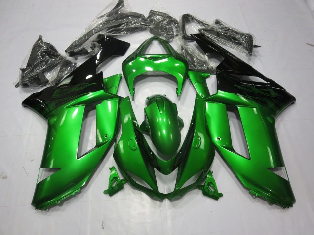 Special Green 2007-2008 ZX6R Fairings