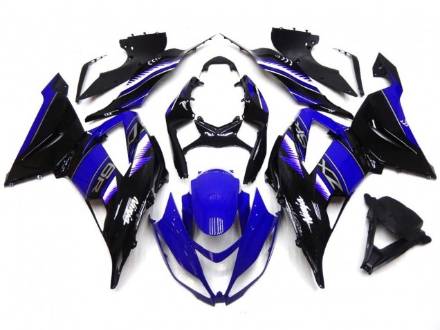 Vibrant Deep Blue and Black 2013-2018 ZX6R Fairings Vibrant Deep Blue and Black 2013-2018 ZX6R Fairings