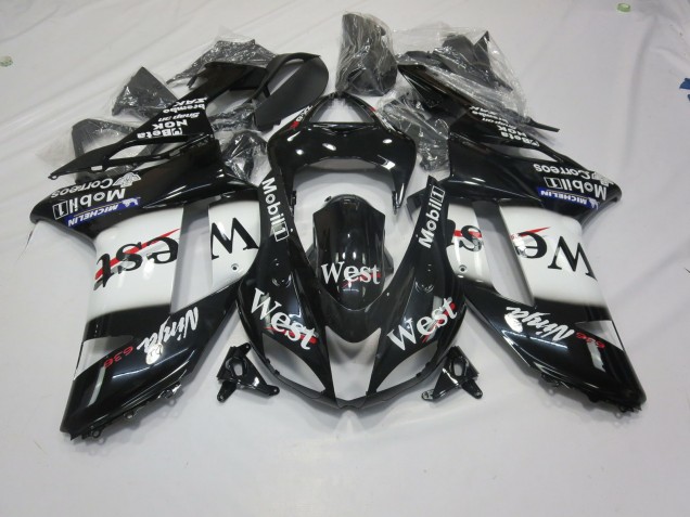 West 2007-2008 ZX6R Fairings