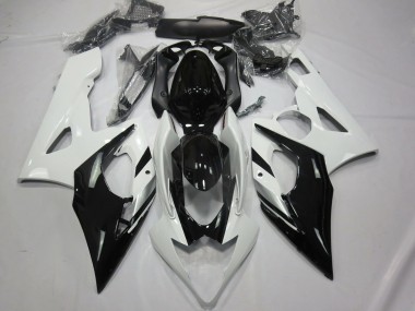 White Black and Silver 2005-2006 GSXR 1000 Fairings
