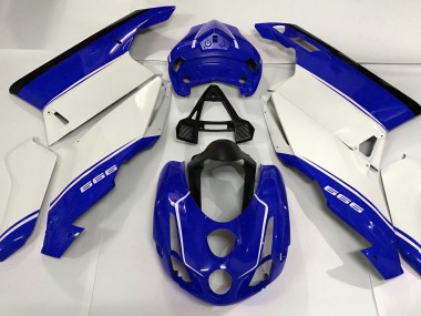 White Blue and Black 2003-2004 Ducati 749 999 Fairings