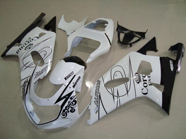 White Corona 2001-2003 GSXR 600-750 Fairings White Corona 2001-2003 GSXR 600-750 Fairings