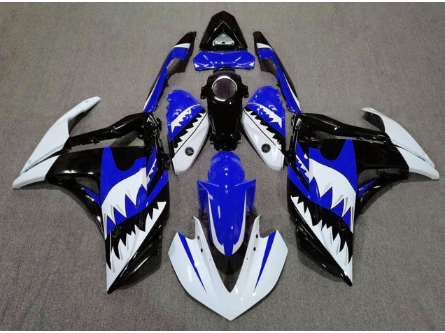 White Shark & Blue 2015-2018 R3 Fairings