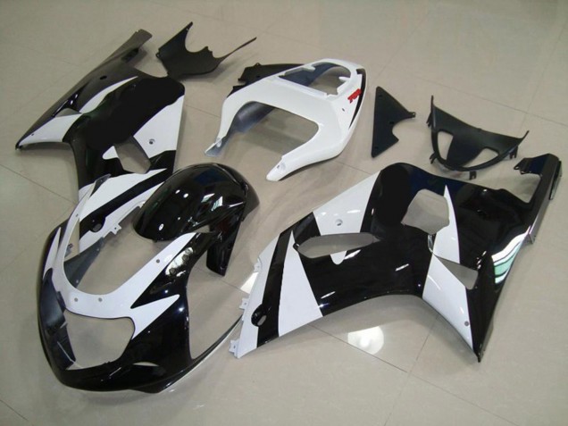 White and Black 2001-2003 GSXR 600-750 Fairings White and Black 2001-2003 GSXR 600-750 Fairings