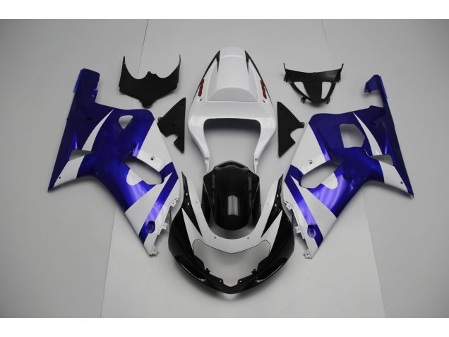 White and Blue 2001-2003 GSXR 600-750 Fairings White and Blue 2001-2003 GSXR 600-750 Fairings