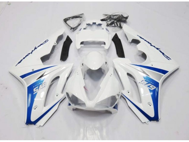 White and Blue Style 2006-2008 Daytona 675 Fairings White and Blue Style 2006-2008 Daytona 675 Fairings