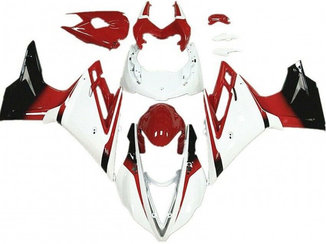 White and Red 2013-2016 Daytona 675 Fairings White and Red 2013-2016 Daytona 675 Fairings