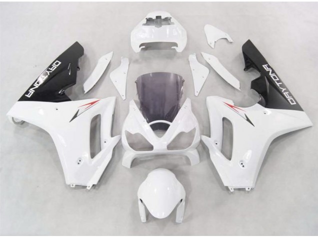 White w Black lowers 2006-2008 Daytona 675 Fairings White w Black lowers 2006-2008 Daytona 675 Fairings