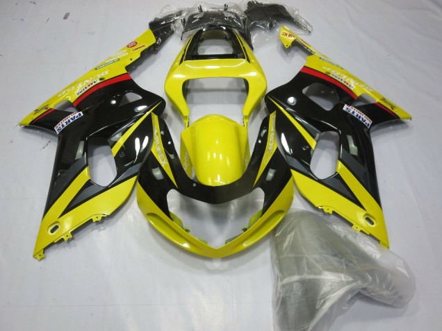 Yellow Black and Grey 2001-2003 GSXR 600-750 Fairings Yellow Black and Grey 2001-2003 GSXR 600-750 Fairings
