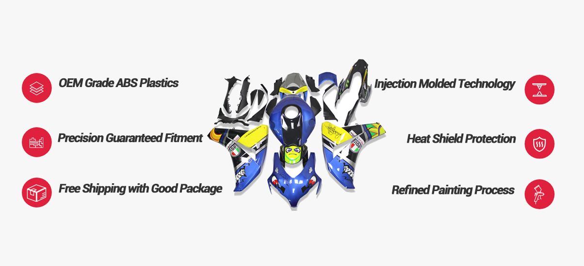Best Aftermarket Motorcycle Fairings | FairingWill Canada Official
